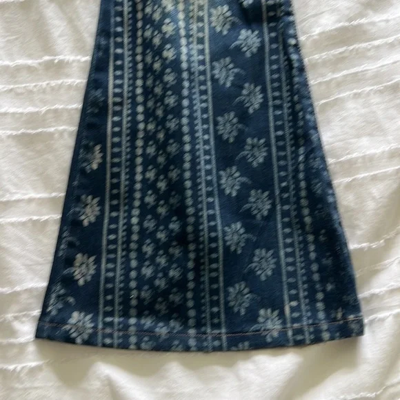 Free People Floral Print Bell Bottoms - Picture 2 of 4